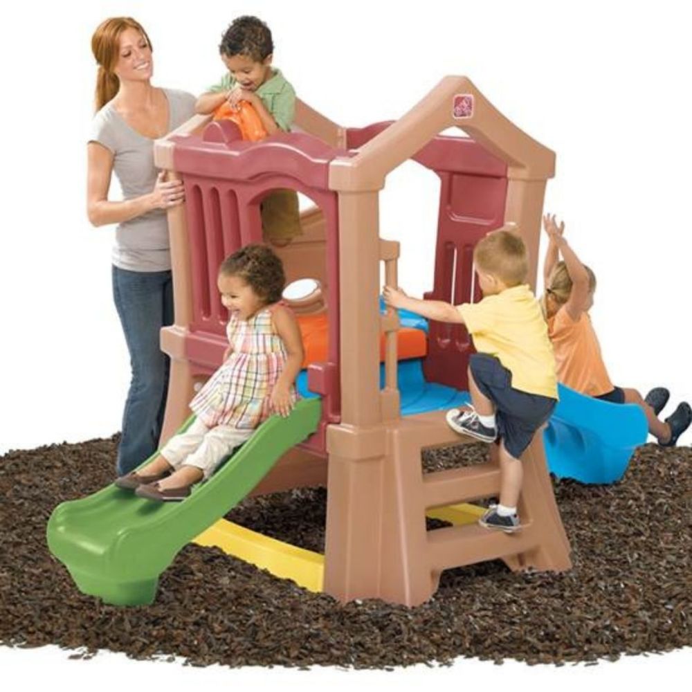 STEP2 PLAY UP DOUBLE SLIDE CLIMBER