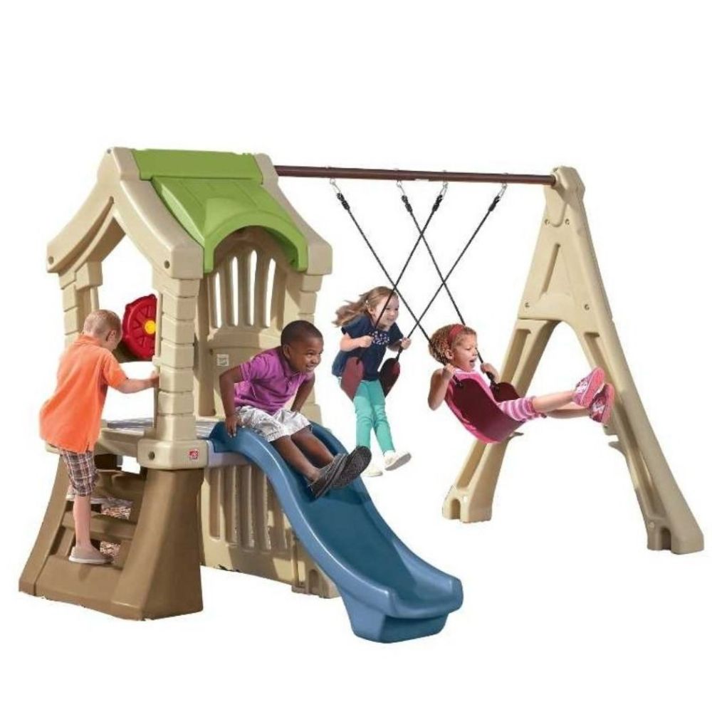 STEP2 PLAY UP GYM SET WITH SWINGS SLIDE Play Structures Demetriou Stores Cyprus