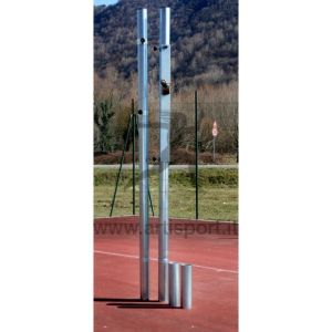 VOLLEYBALL SYSTEM 100MM, WITH GROUND SLEEVES (V703/TR)
