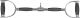 61CM D-GRIP LAT BAR STRAIGHT WITH RUBBER COATING (44374)