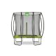 EXIT SILHOUETTE RECTANGULAR TRAMPOLINE 153X214 LIME GREEN