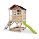 EXIT LOFT 500 WOODEN PLAYHOUSE NATURAL - with sandpit