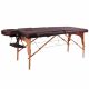 INSPORTLINE WOODEN MASSAGE TABLE TAISAGE BROWN WOODEN FOLDABLE 2-PIECE