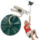 (D4) MONKEY SWING FOR ZIP WIRE- 'PARA'- GREEN